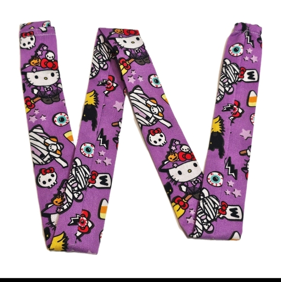 Handmade Purple Hello Kitty Halloween Stethoscope Sleeve: Washable Cotton Cover - Picture 6 of 8